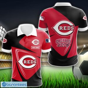 Cincinnati Reds Big Logo Team 3D Polo Shirt Sport Gift For Men Women Product Photo 1
