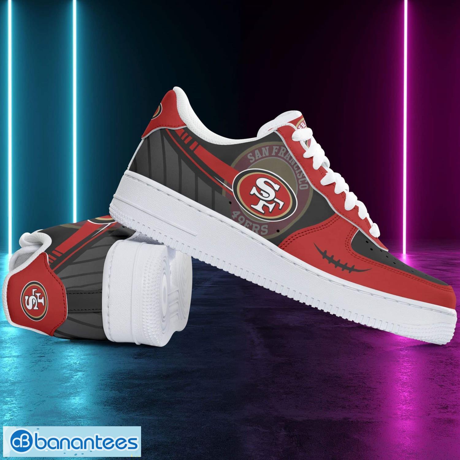 san francisco 49ers air force 1 shoes trending shoes af1 shoes 1 image San Francisco 49ers Air Force 1 Shoes Trending Shoes AF1 Shoes Product Photo 2
