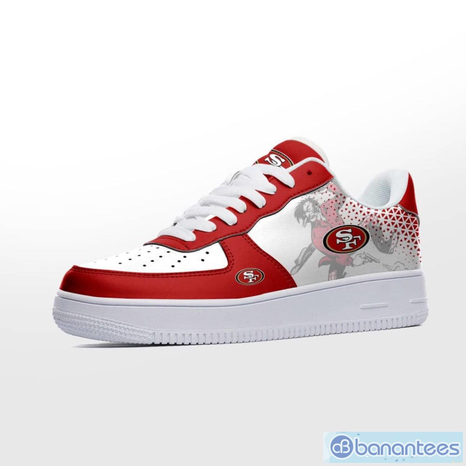 san francisco 49ers air force 1 sneakers unique sport season gift af1 shoes 1 image San Francisco 49ers Air Force 1 Sneakers Unique Sport Season Gift AF1 Shoes Product Photo 2