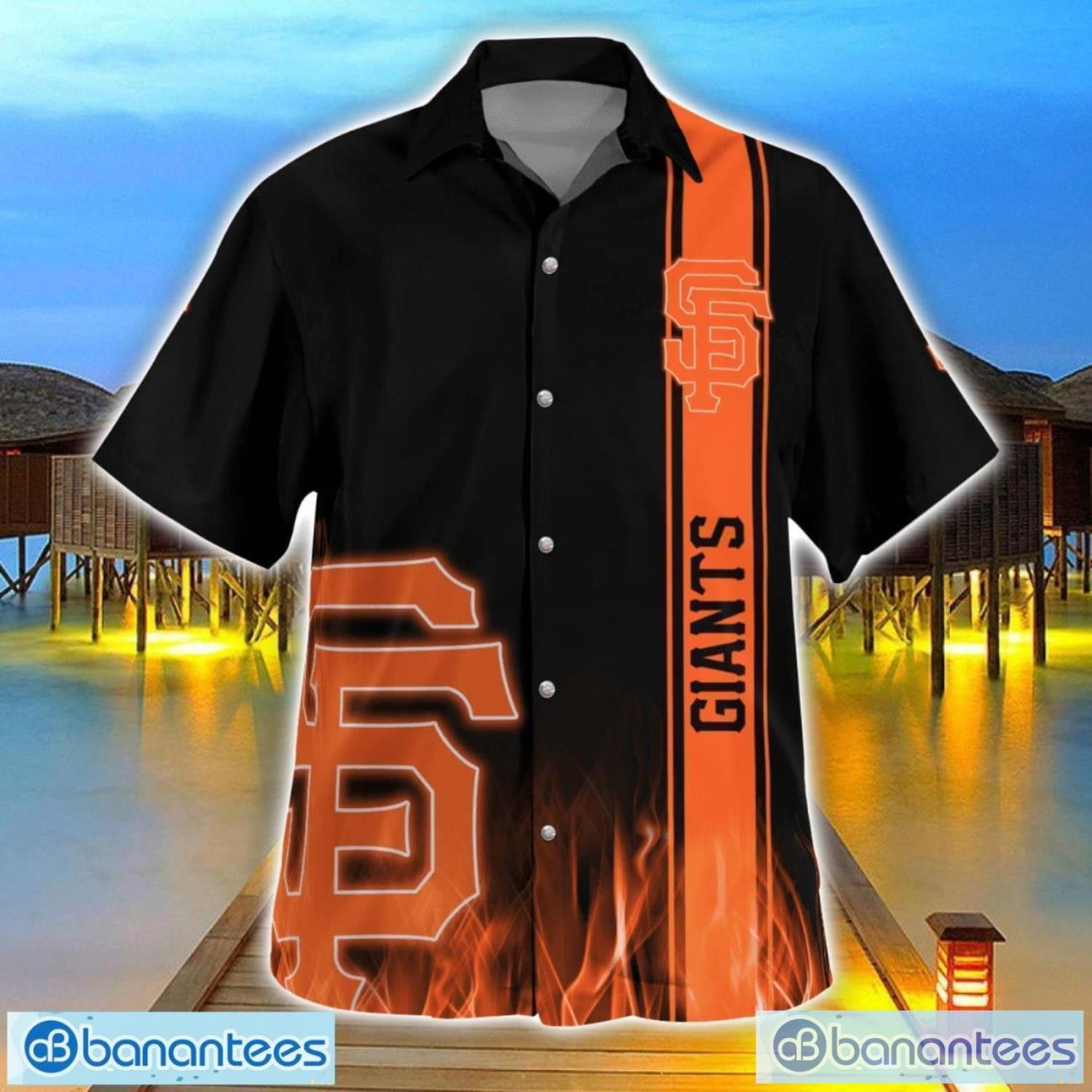 san francisco giants flame designs 3d hawaiian shirt special gift for fans image San Francisco Giants Flame Designs 3D Hawaiian Shirt Special Gift For Fans Product Photo 1