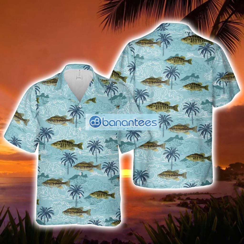 Suwannee Bass Fishing Button Down Hawaiian Shirt Trend Summer