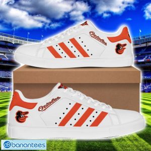 Baltimore Orioles Stan Smith Low Top Skate Shoes Vintage Striped Shoes Product Photo 1
