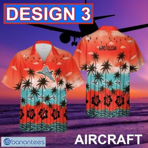 Avro Vulcan Aircraft Aloha Hawaiian Shirt Red Color Gift Summer - Avro Vulcan Aircraft Hawaiian Shirt Multi Design 3