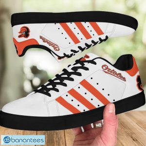 Baltimore Orioles Stan Smith Low Top Skate Shoes Vintage Striped Shoes Product Photo 4