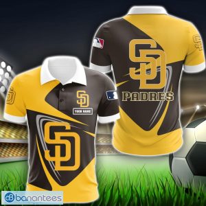 San Diego Padres Big Logo Team 3D Polo Shirt Sport Gift For Men Women Product Photo 1