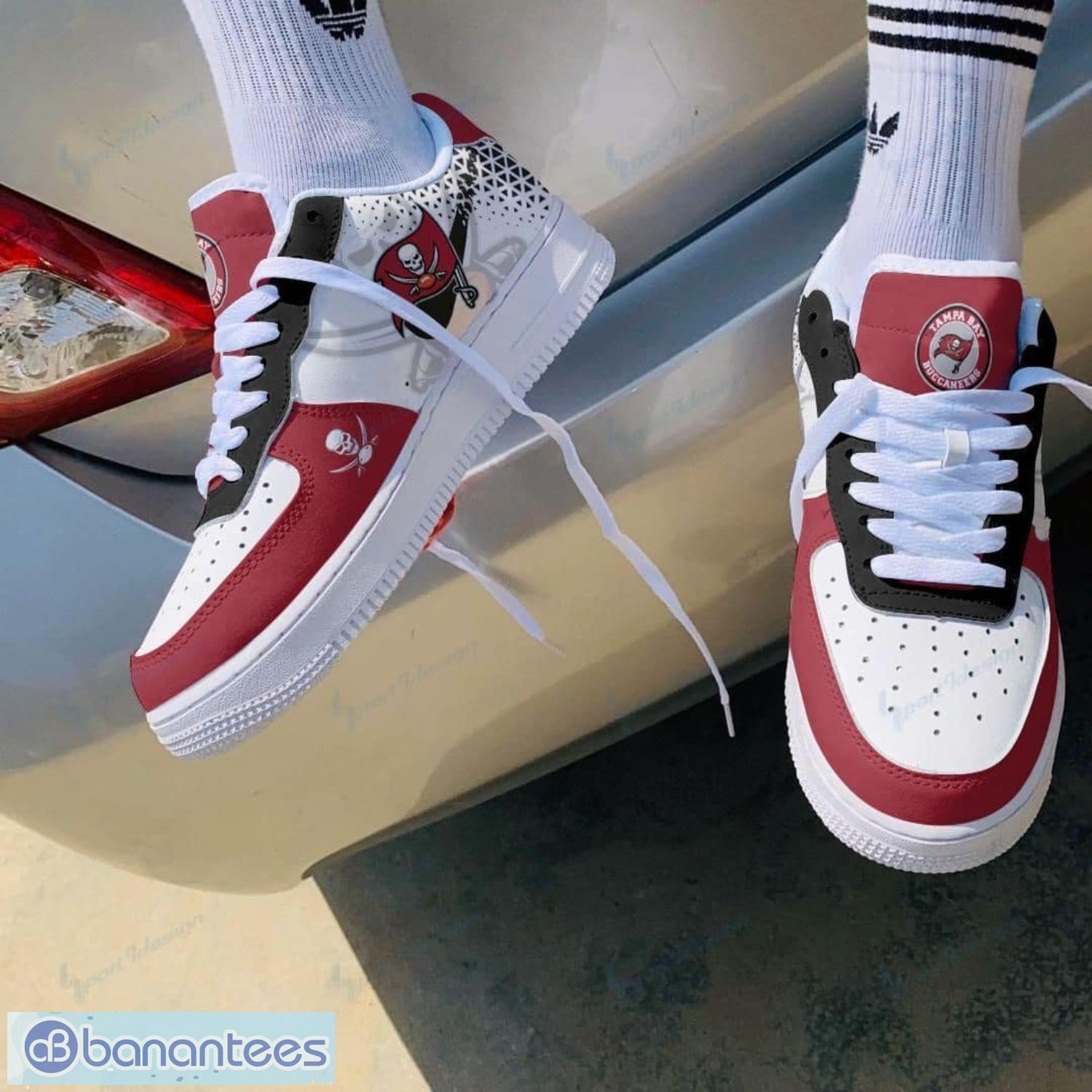 tampa bay buccaneers new trending gift sneakers 3d air force shoes af1 shoes image Tampa Bay Buccaneers New Trending Gift Sneakers 3D Air Force Shoes AF1 Shoes Product Photo 1