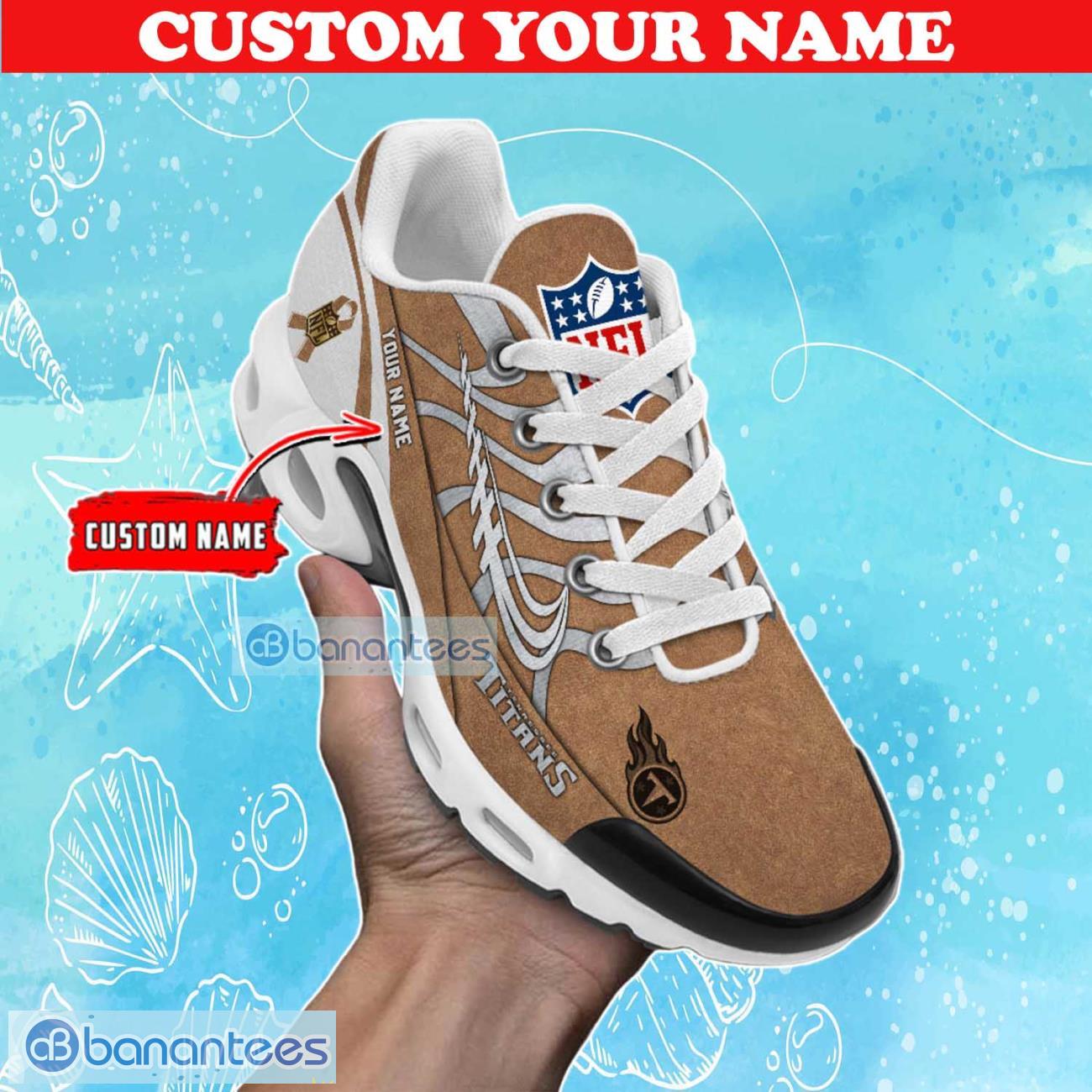 Tennessee Titans NFL Brown Veterans TN Sport Shoes Custom Name Product Photo 1