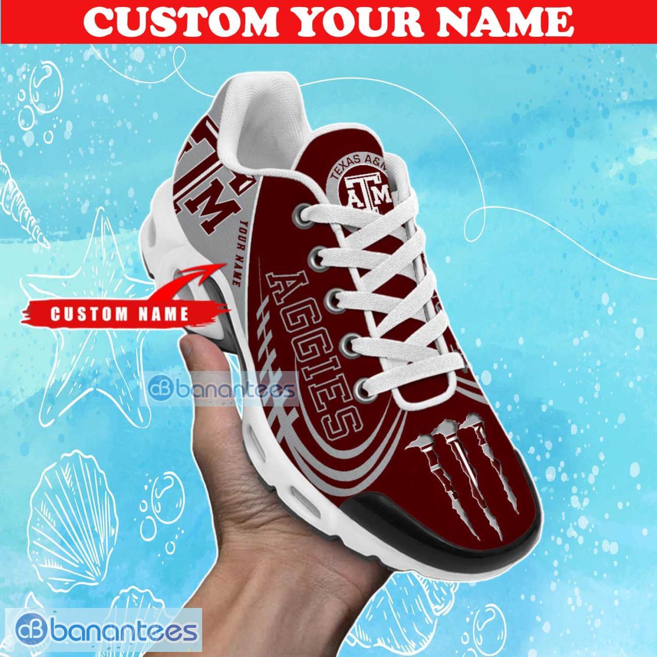 Texas A&M Aggies NCAA Monster TN Sports Shoes Custom Name For Fans Product Photo 1