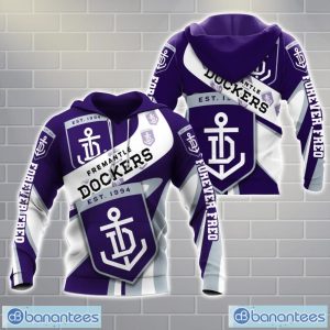 Fremantle Dockers Forever Freo 3D Hoodie Zip Hoodie For Fans All Over Printed Unisex Hoodie Product Photo 2