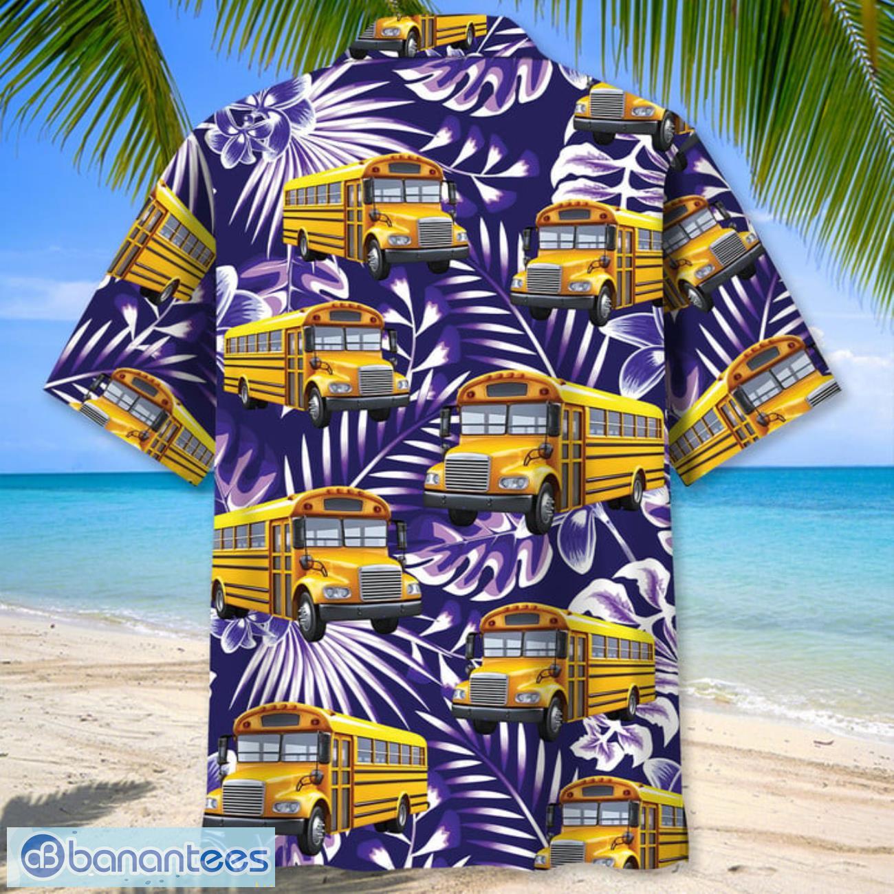 Tropical School Bus Aloha 3D Hawaiian Shirt Summer Gift For Men and Women Tropical School Bus Aloha 3D Hawaiian Shirt Summer Gift For Men and Women Product Photo 1