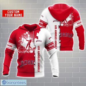 Los Angeles Angels AOP Hoodie Custom Name Unisex Hoodie Zip Hoodie For Men And Women Product Photo 2