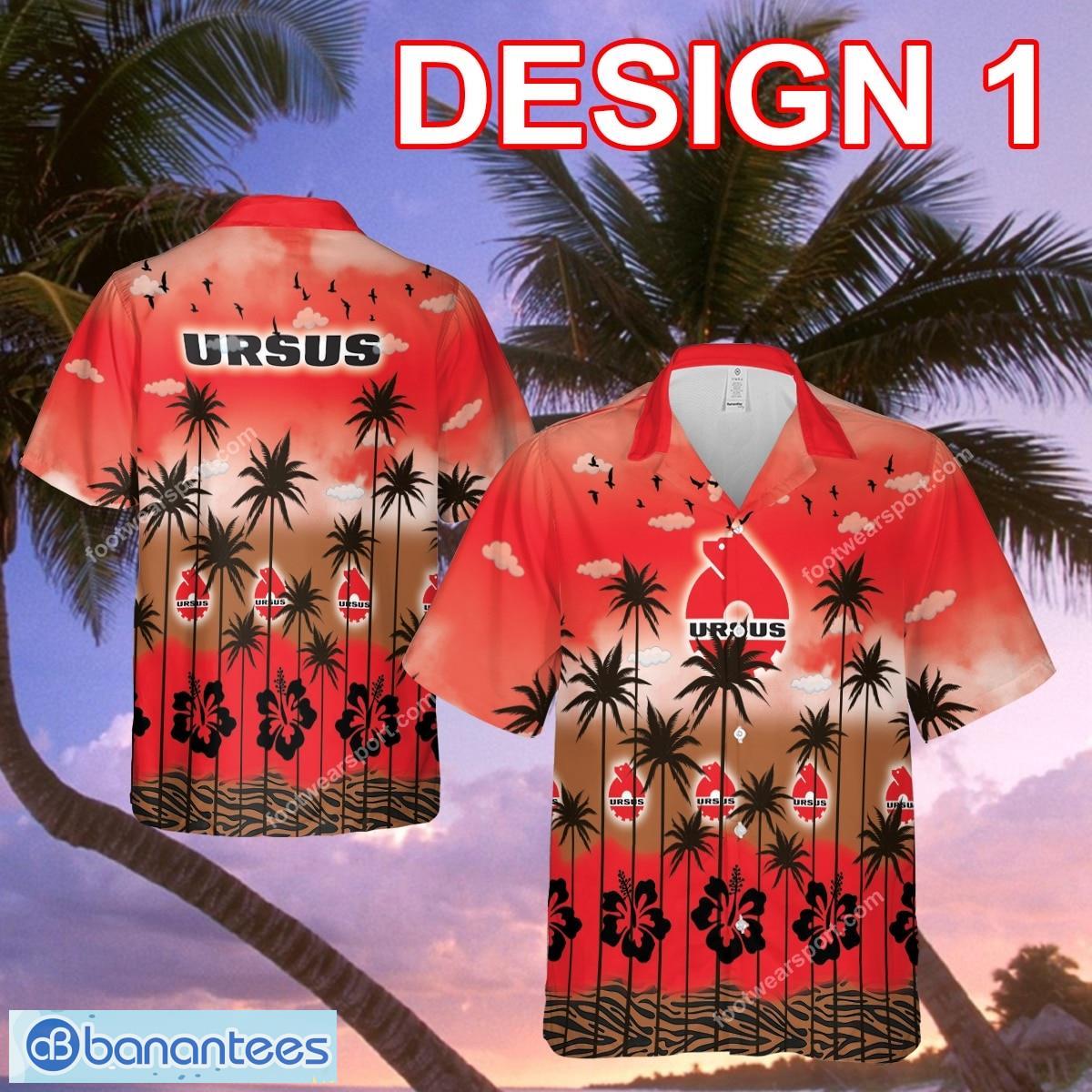 Ursus SA Racing Palm Beach Hawaiian Shirt For Men And Women - Ursus SA Racing Style 1 Hawaiian Shirt Tree Summer