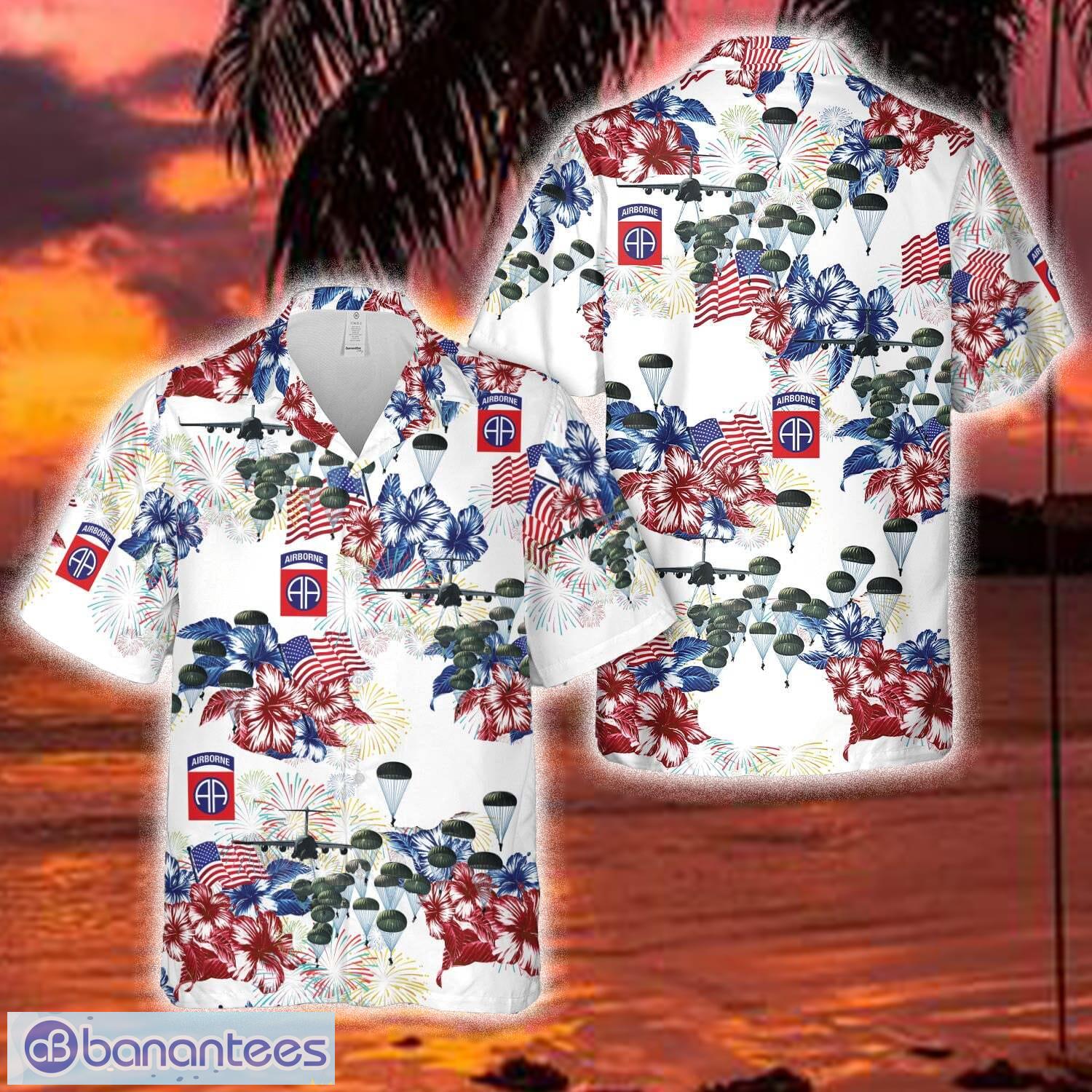 Pamplico, South Carolina, Hannah-Salem-Friendfield Fire Department - Rescue, 4th Of July Hawaiian Shirt HO3880 main image 1