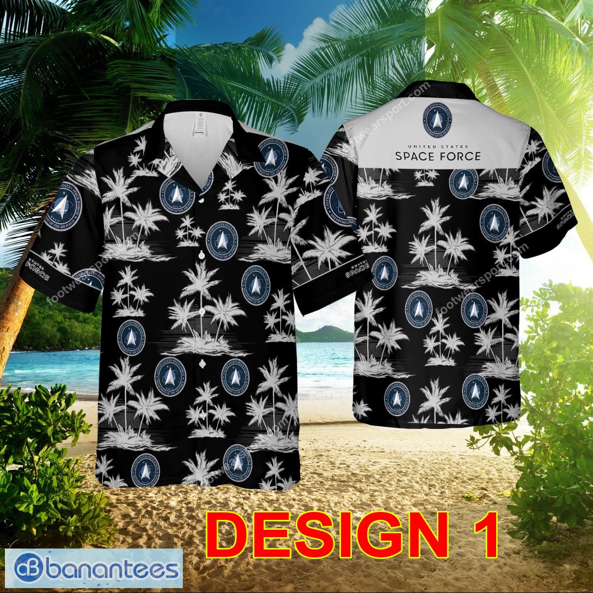 US Space Force Hawaiian Shirt Pattern AOP Special Gifts - Style 1 US Space Force Hawaiian Shirt All Over Print For Beach