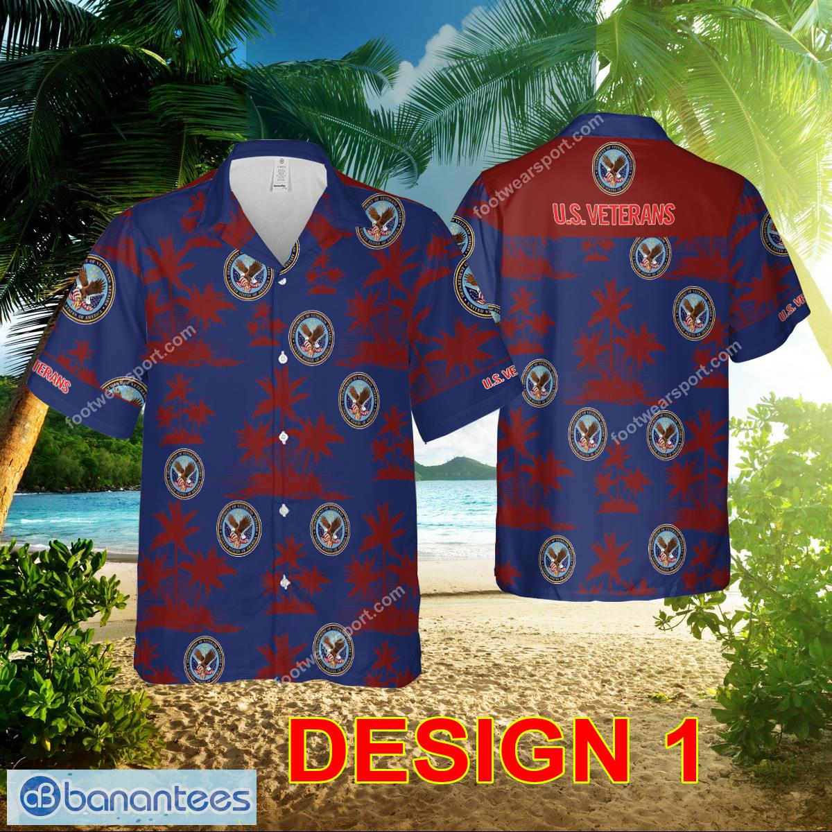 US Vererans Hawaiian Shirt Pattern All Over Print Gift Summer - Style 1 US Vererans Aloha Hawaiian Shirt Gift For Fans