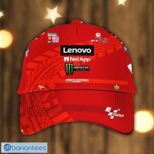 Ducati Lenovo Team 2024 3D Printing Cap New Gift For Fans Father's Day Gift Product Photo 1