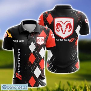 Dodge Caro And Logo 3D Polo Shirt For Men Limited Custom Name Product Photo 1