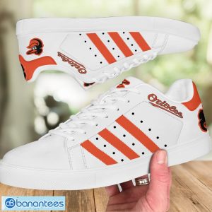 Baltimore Orioles Stan Smith Low Top Skate Shoes Vintage Striped Shoes Product Photo 2
