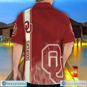 Oklahoma Sooners Flame Designs 3D Hawaiian Shirt Special Gift For Fans Product Photo 2