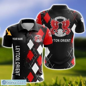 Leyton Orient Caro And Logo 3D Polo Shirt For Men Limited Custom Name Product Photo 1