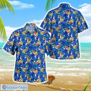 Skateboarding Shark Hawaiian Shirt Summer Gift Beach Shirt Men Women Shirt Product Photo 1