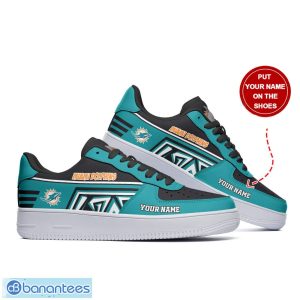 Miami Dolphins Personalized Air Force 1 Shoes Trending Shoes AF1 Shoes Product Photo 2
