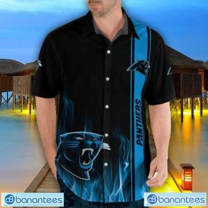 Carolina Panthers Flame Designs 3D Hawaiian Shirt Special Gift For Fans Product Photo 3