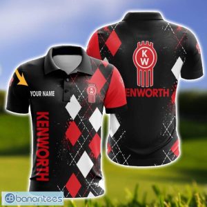 Kenworth Caro And Logo 3D Polo Shirt For Men Limited Custom Name Product Photo 1