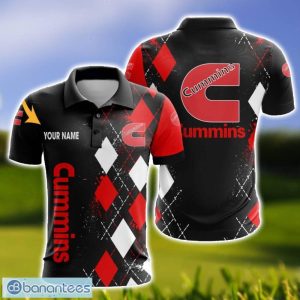 Cummins Caro And Logo 3D Polo Shirt For Men Limited Custom Name Product Photo 1