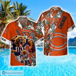 Chicago Bears Mascot Team 3D Hawaiian Shirt Sport Fans Summer Gift Product Photo 1