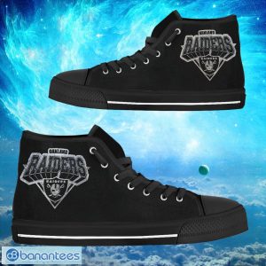 Oakland Raiders Custom Simple Logo High Top Shoes Product Photo 1