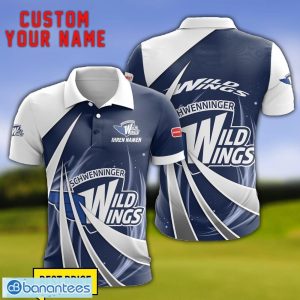 Schwenninger Wild Wings Personalized Name 3D Polo Shirt Gift For Sport Golf Lover Product Photo 1