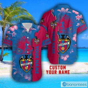 Levante Tropical Combo Hawaiian Shirt And Shorts Personalized Name For Fans Product Photo 2