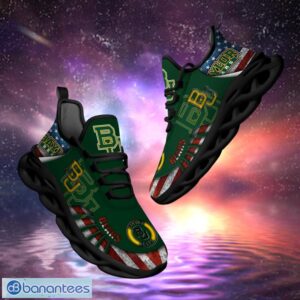 NCAA Baylor Bears Design Logo & America Flag Gift For Fans Max Shoes Product Photo 1