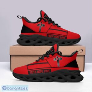 Jesus Faith Hope Love Max Soul Shoes Running Sneakers Sport Sneakers Gift Red Product Photo 2