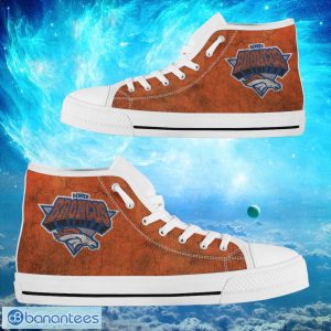 Denver Broncos Custom Simple Logo High Top Shoes Product Photo 2
