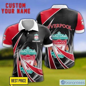 Liverpool F.C Personalized Name 3D Polo Shirt Gift For Sport Golf Lover Product Photo 1