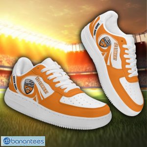FC Lorient Air Force Sneakers Personalized Name Gift Ideas For Fans Product Photo 1