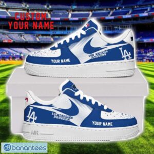 Los Angeles Dodgers Air Force Shoes Sneakers For Men Women Gift Custom Name Product Photo 1