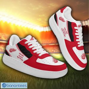Detroit Red Wings NHL Personalized New AirForce 1 Sneakers Gift For Fan Product Photo 1
