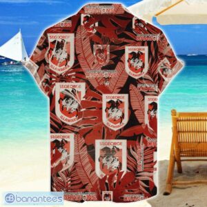 St George Illawarra Dragons Hawaiian Retro Logo Revolution NRL Fans Gift For Men And Women Product Photo 2