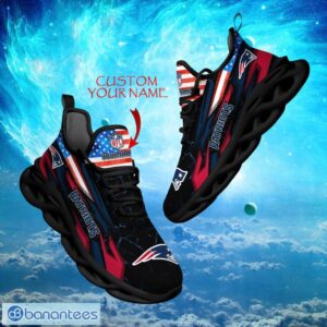 NFL New England Patriots Design For Fans Loves Custom Your Name Max Soul Shoes Product Photo 1