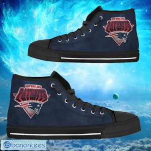 New England Patriots Custom Simple Logo High Top Shoes Product Photo 1