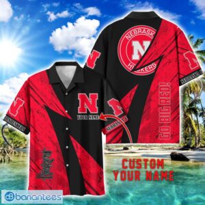 Nebraska Cornhuskers AOP Hawaiian Shirt Beach Summer Shirt Personalized Name For fans Product Photo 1