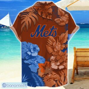New York Mets Skull Flower Hawaiian Shirt MLB Halloween Gift For Sports Fans Product Photo 2
