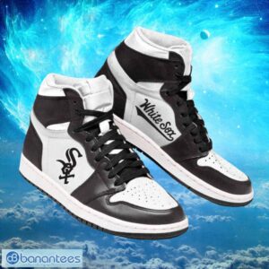 MLB Chicago White Sox Black Custom Air Jordan Hightop Shoes Product Photo 1