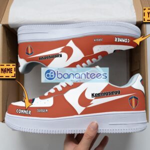 Koenigsegg Air Force Shoes Custom Name Gift For Fans AF1 Sneakers Product Photo 1