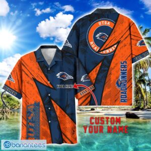 UTSA Roadrunners AOP Hawaiian Shirt Beach Summer Shirt Personalized Name For fans Product Photo 1