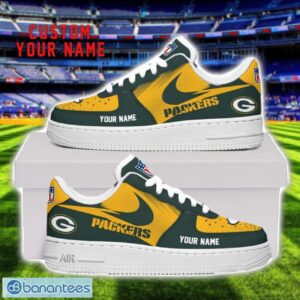 Green Bay Packers Custom Name Air Force Shoes Sneakers For Men Women Gift Product Photo 1