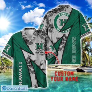 Hawaii Rainbow Warriors AOP Hawaiian Shirt Beach Summer Shirt Personalized Name For fans Product Photo 1